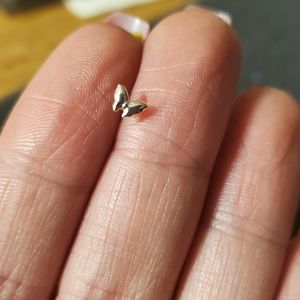 Butterfly Sterling silver 925 nose stud